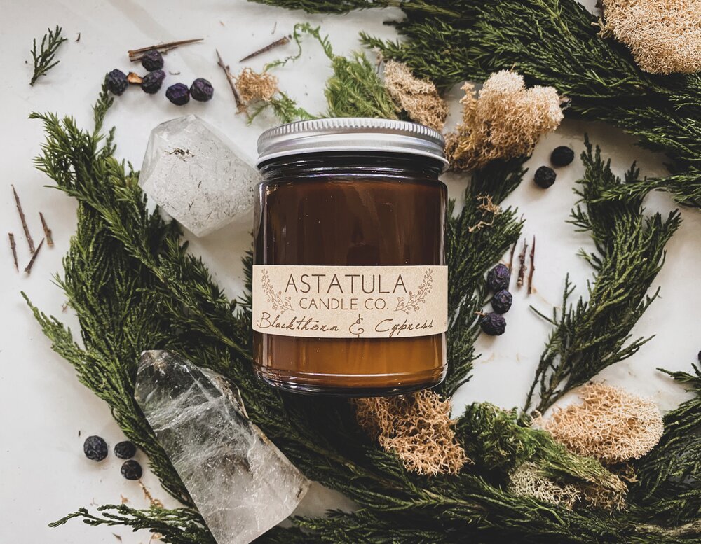 Blackthorn & Cypress Candle
