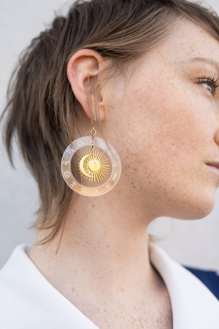 CELESTIAL ZODIAC HOOPS
