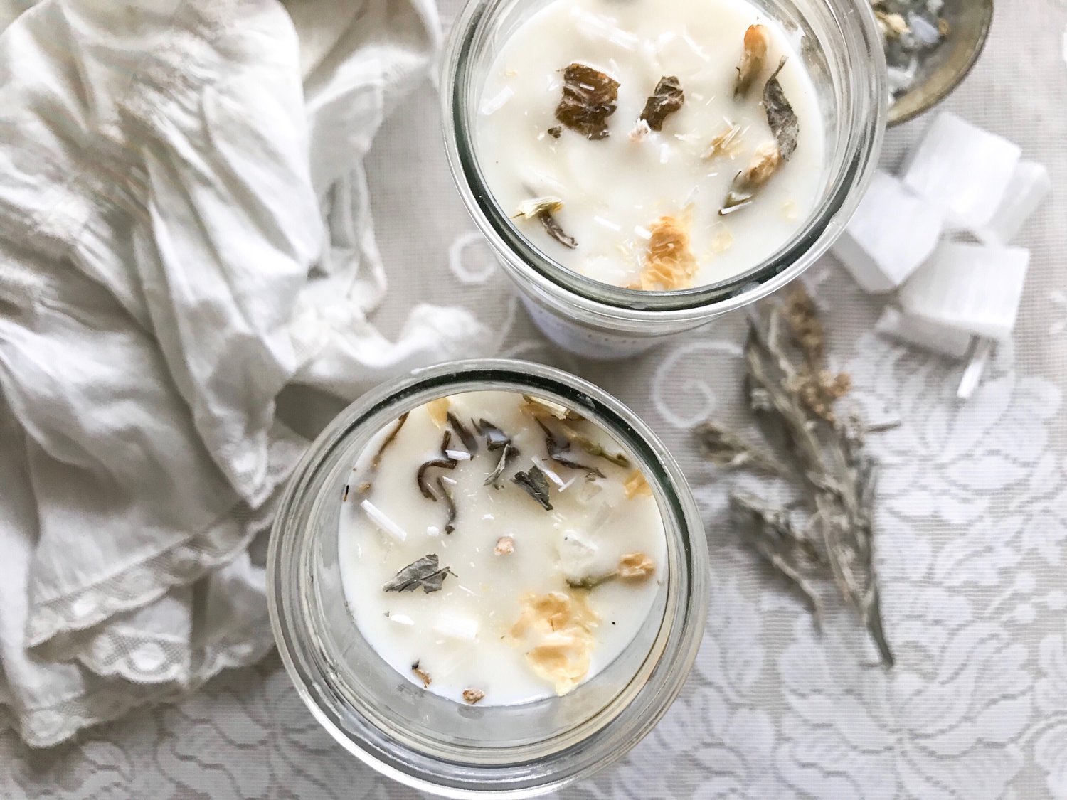 Moon Intention Soy Wax Candle - Holy Bubbles
