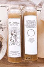 Saturn Intention Beeswax Candle - Holy Bubbles
