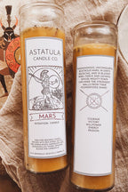 Mars Intention Beeswax Candle - Holy Bubbles