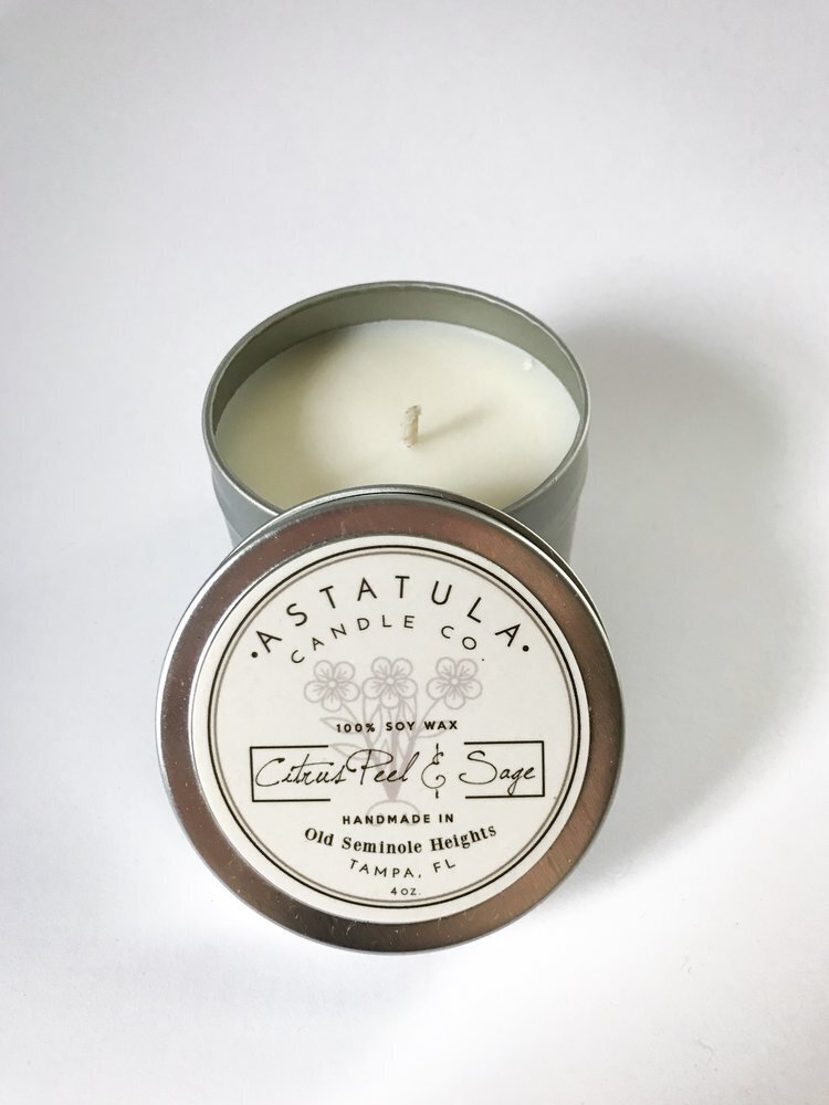 Citrus Peel & Sage Candle