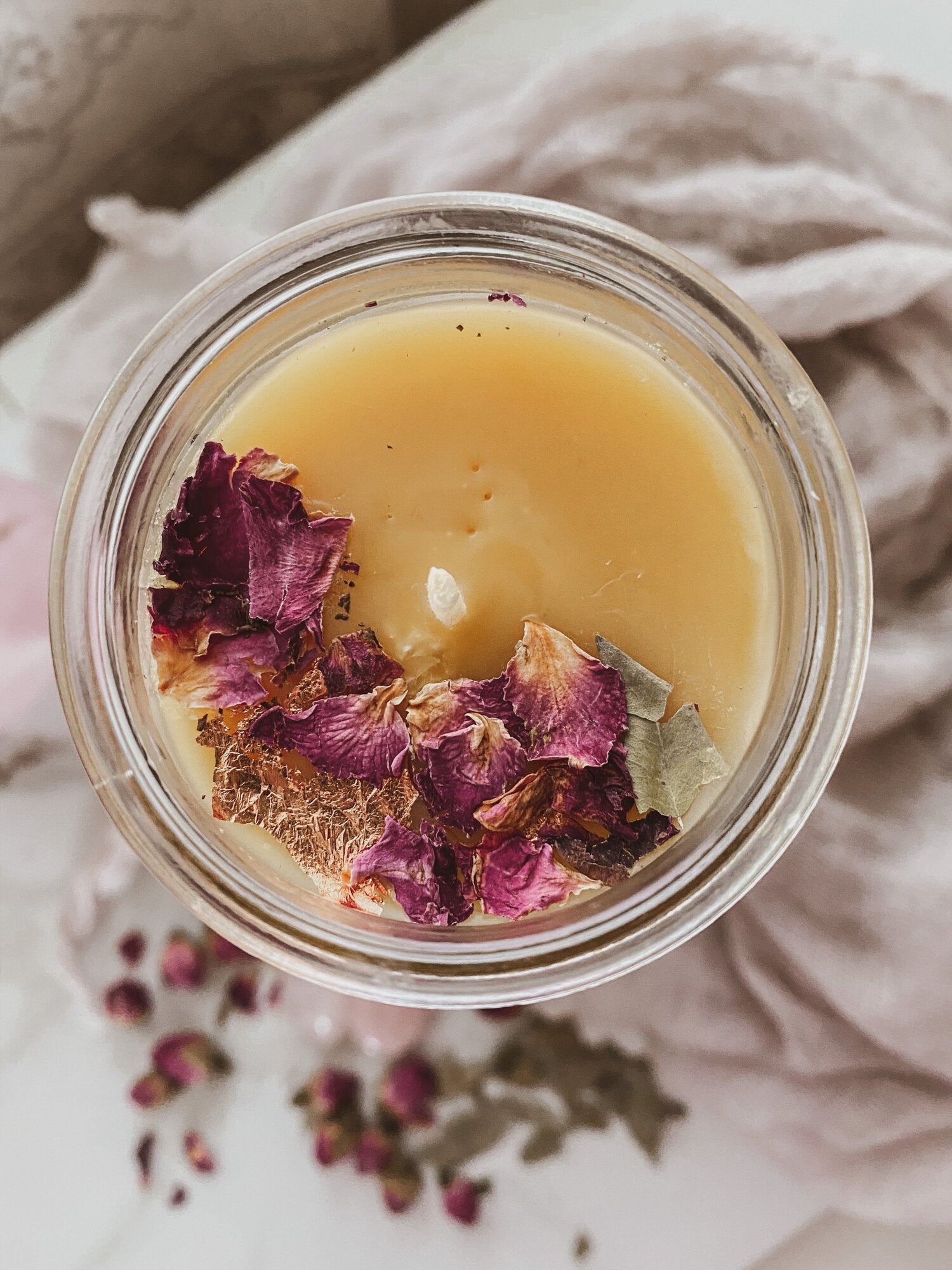 Venus Intention Beeswax Candle - Holy Bubbles