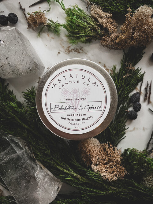 Blackthorn & Cypress Candle