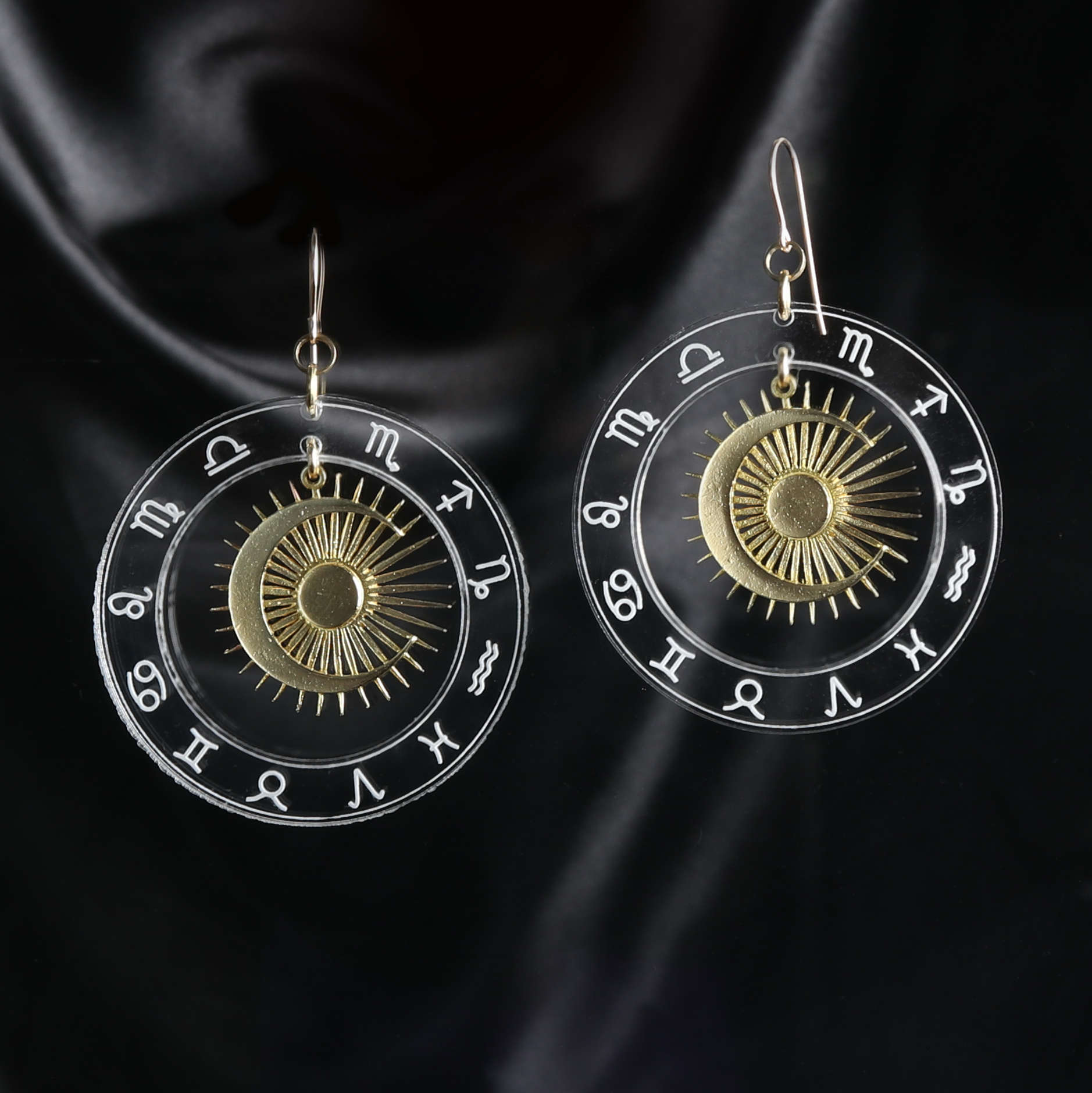 CELESTIAL ZODIAC HOOPS