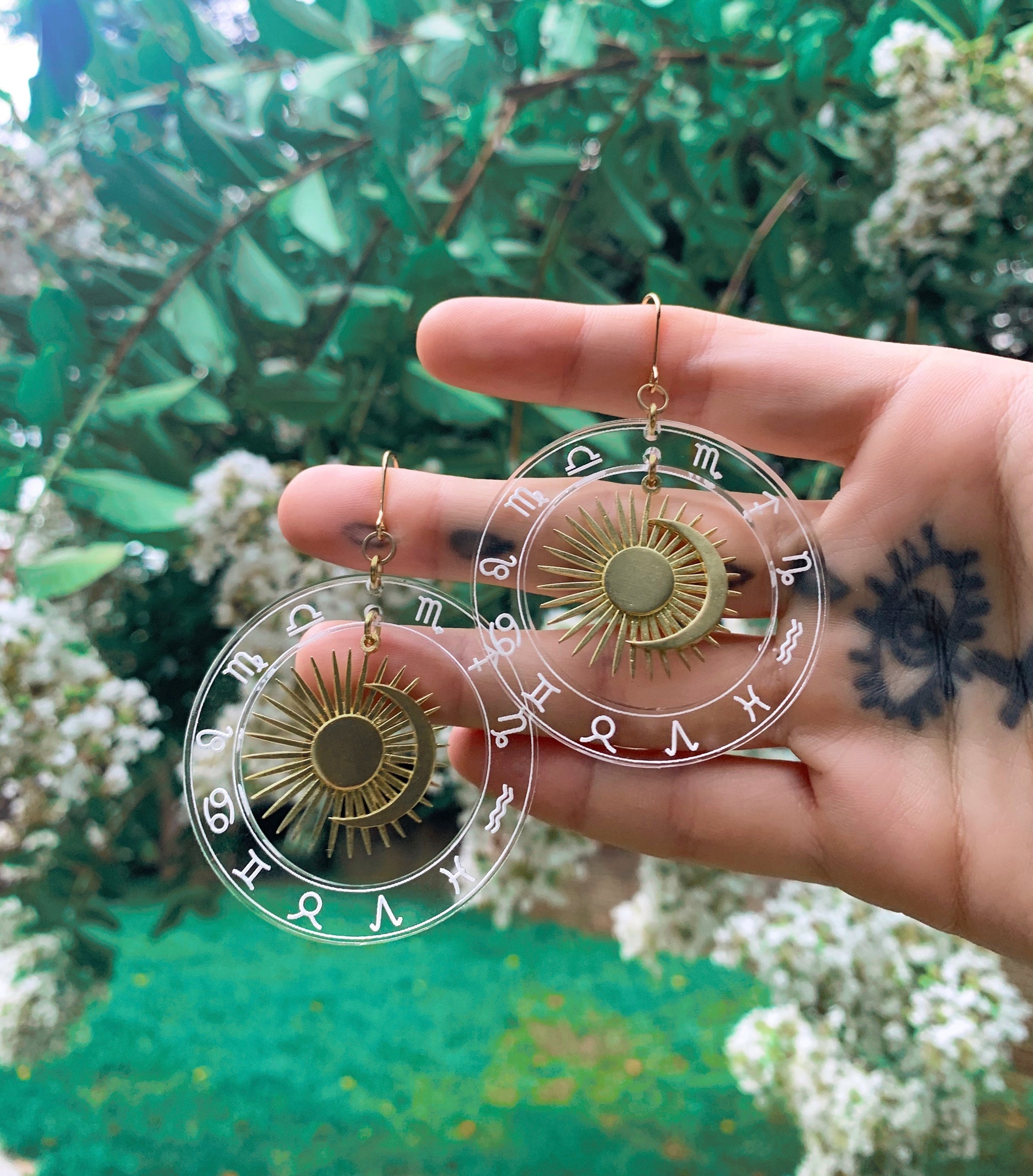 CELESTIAL ZODIAC HOOPS